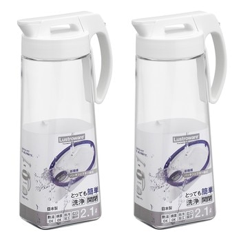 Lustroware 冷水壺兩件組 單個容量:2.1公升 Lustroware 冷水壺兩件組 單個容量:2.1公升
