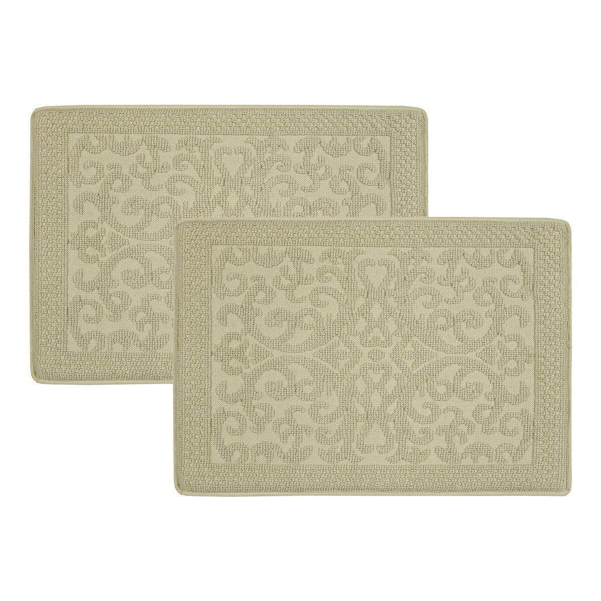 Riviera Home 浴室地墊 2入 40公分 X 60公分 綠