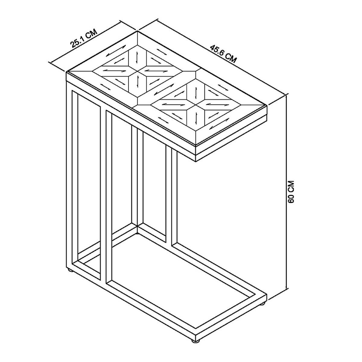 Bentley Designs Athena 邊桌 46公分
