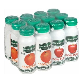 Homegrown 柳橙汁 & 蘋果汁 195毫升 X 12入