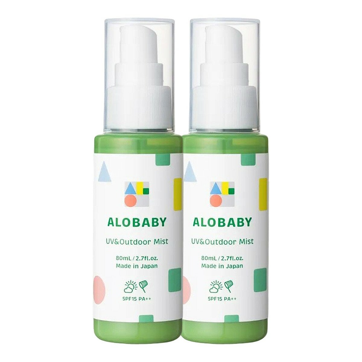 ALOBABY 全能防曬水噴霧 80毫升 X 2入 ALOBABY 全能防曬水噴霧 80毫升 X 2入
