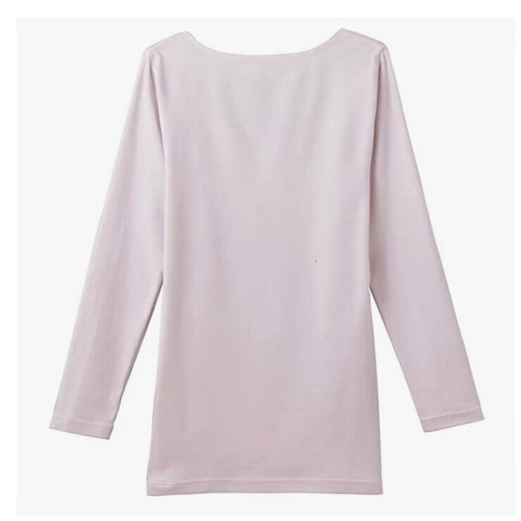 郡是 女長袖衛生衣 粉