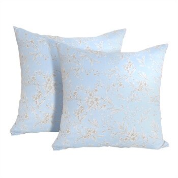 CASA 100%天絲布套大抱枕2入 60 x 60 公分 - 墨竹藍 CASA 100%天絲布套大抱枕2入 60 x 60 公分 - 墨竹藍