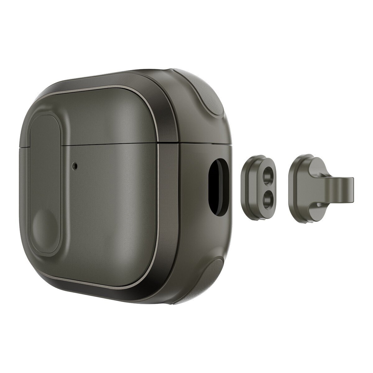 MAGEASY Odyssey 抗衝擊磁扣耳機殼 AirPods 4 金屬綠 MAGEASY Odyssey 抗衝擊磁扣耳機殼 AirPods 4 金屬綠