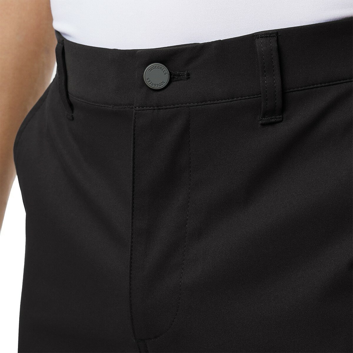 32 Degrees 男斜紋長褲 黑