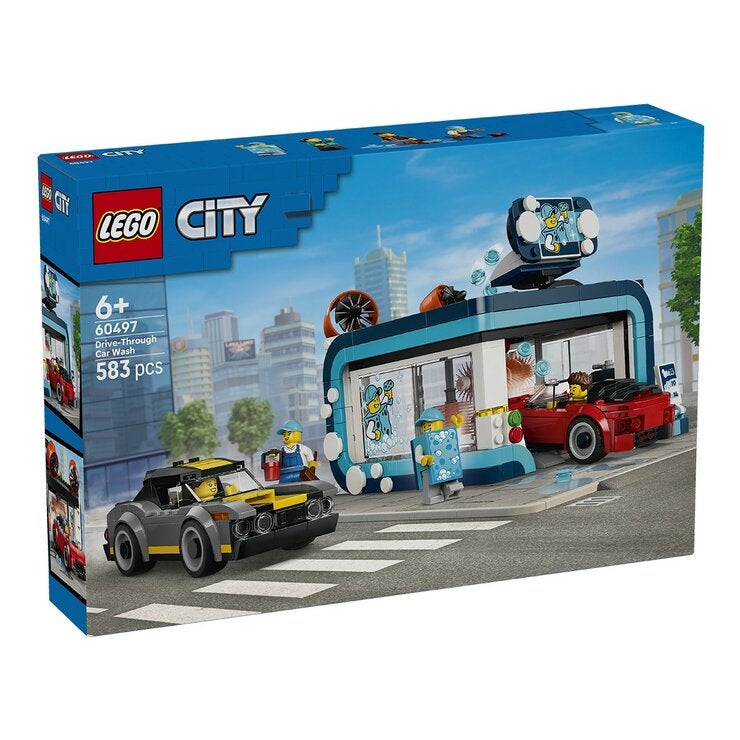 LEGO Friends系列 糖果和杯子蛋糕摩天輪 42700 / 7歲以上 / 城市系列 隧道式洗車廠 60497 / 6歲以上