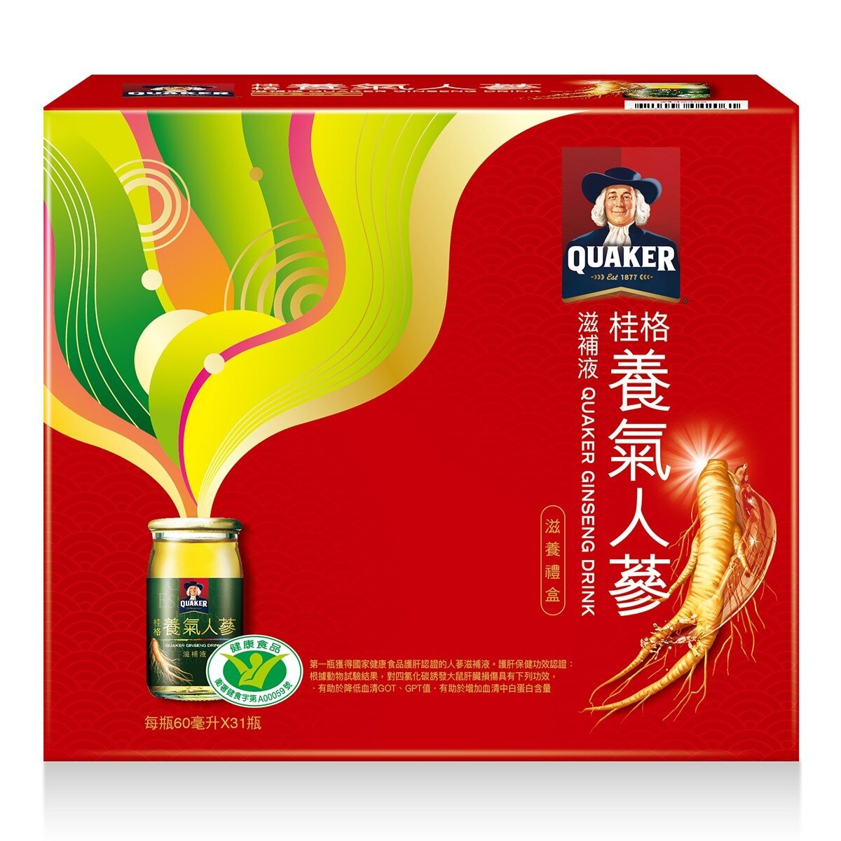 桂格 養氣人蔘 60毫升 X 31入