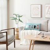 Sutton Place 刺繡動物款長方形抱枕 35公分 X 60公分 狗狗