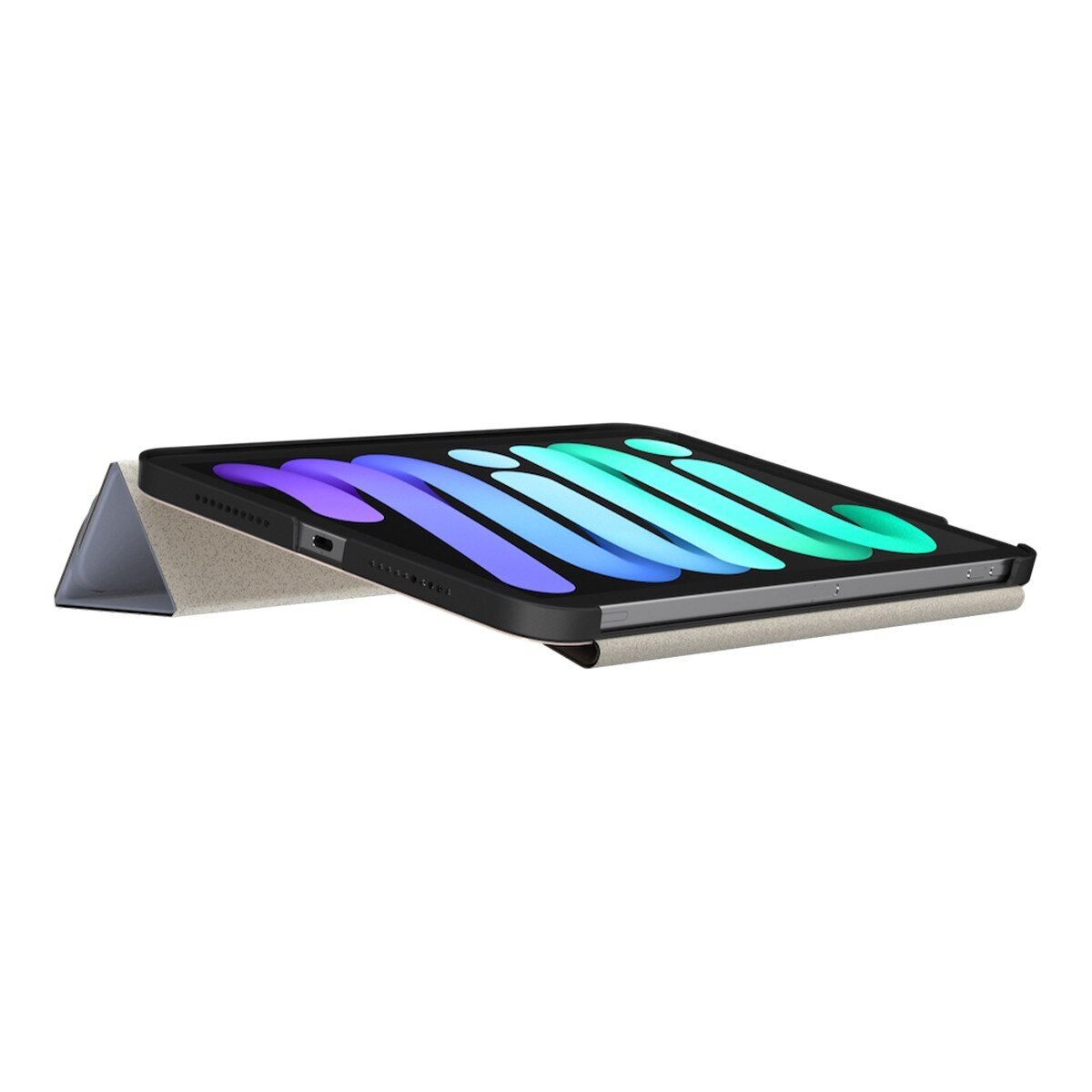 SwitchEasy Origami 全方位多角度支架保護套 適用於 iPad mini 7 2024 / A17 Pro / mini 6 2021 阿拉斯加藍