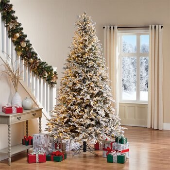 7.5呎 LED 雪絨聖誕樹
