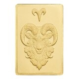 PAMP 12星座黃金條塊 999.9純金 0.5公克 牡羊座