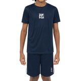 Fila 兒童短袖運動三件組 藍色組