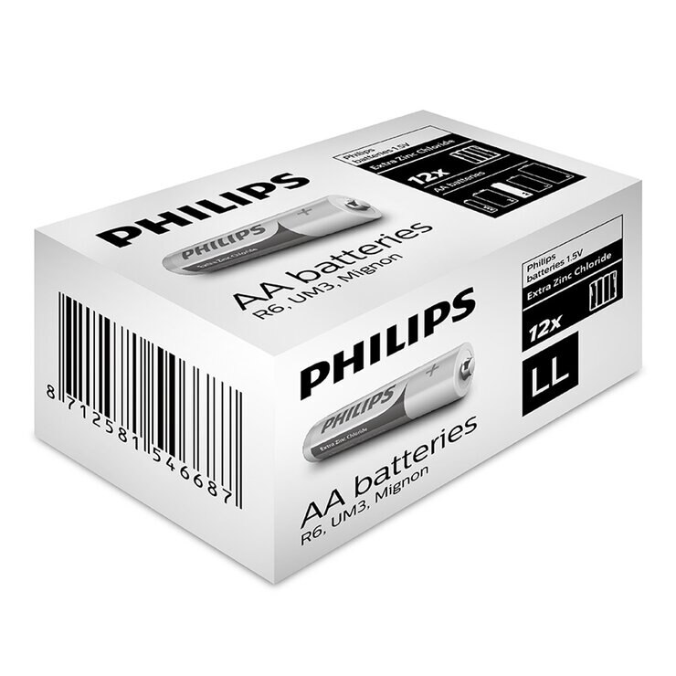 飛利浦 碳鋅3號電池 96入