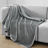 法蘭絨舒適毯 152公分 X 178公分 灰 法蘭絨舒適毯 152公分 X 178公分 灰