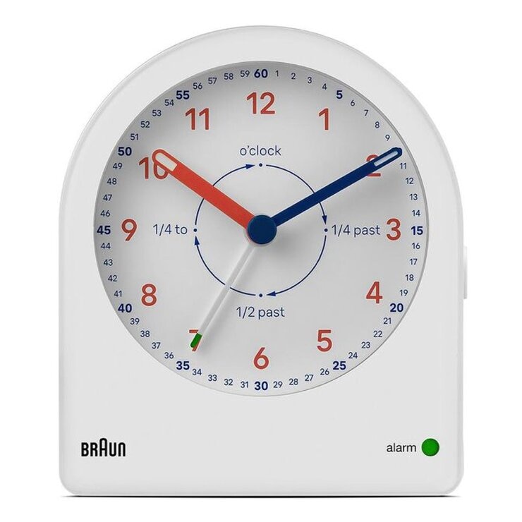 德國百靈 石英鬧鐘 白 #BC22TW