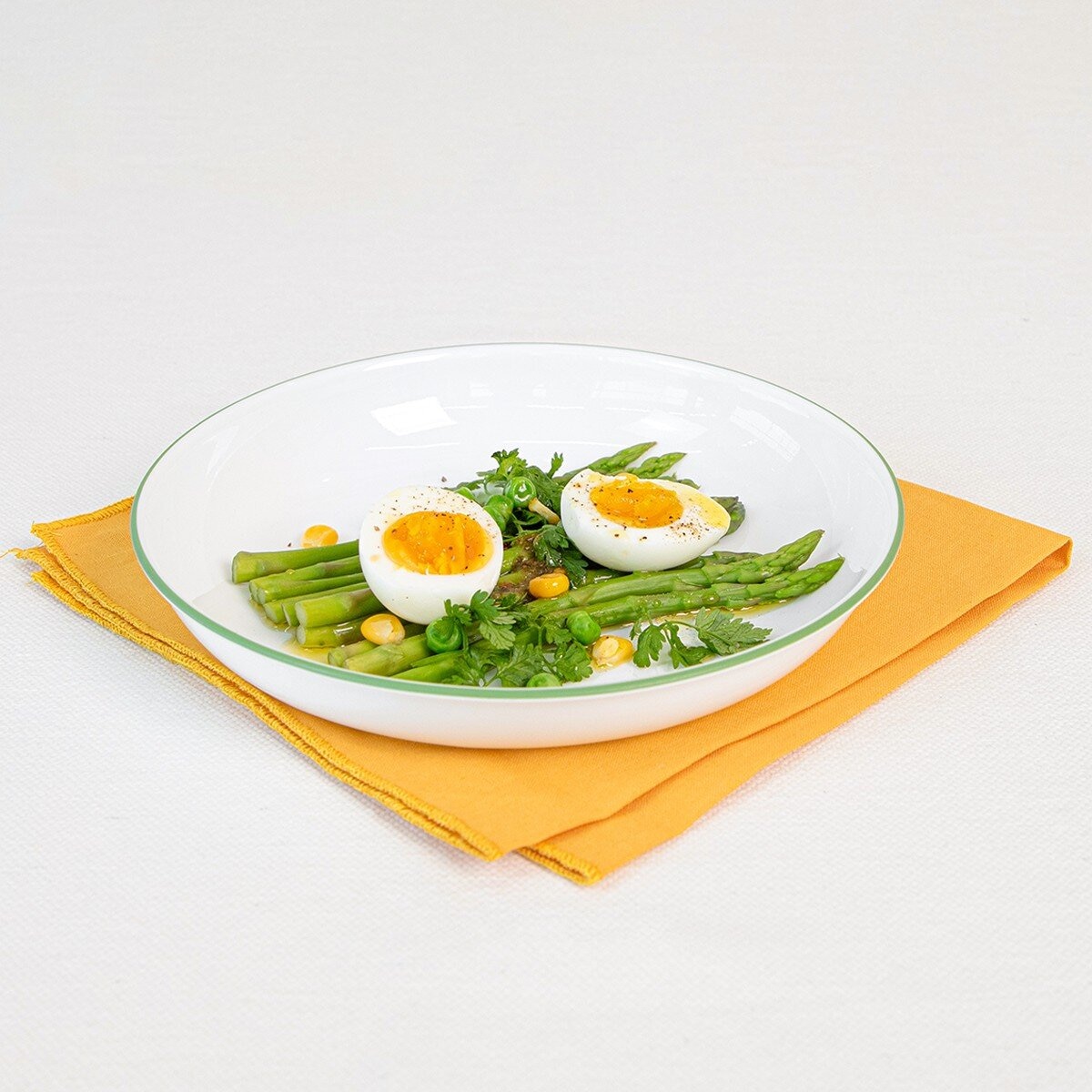 Corelle 美國製玻璃圓形餐盤 4件組