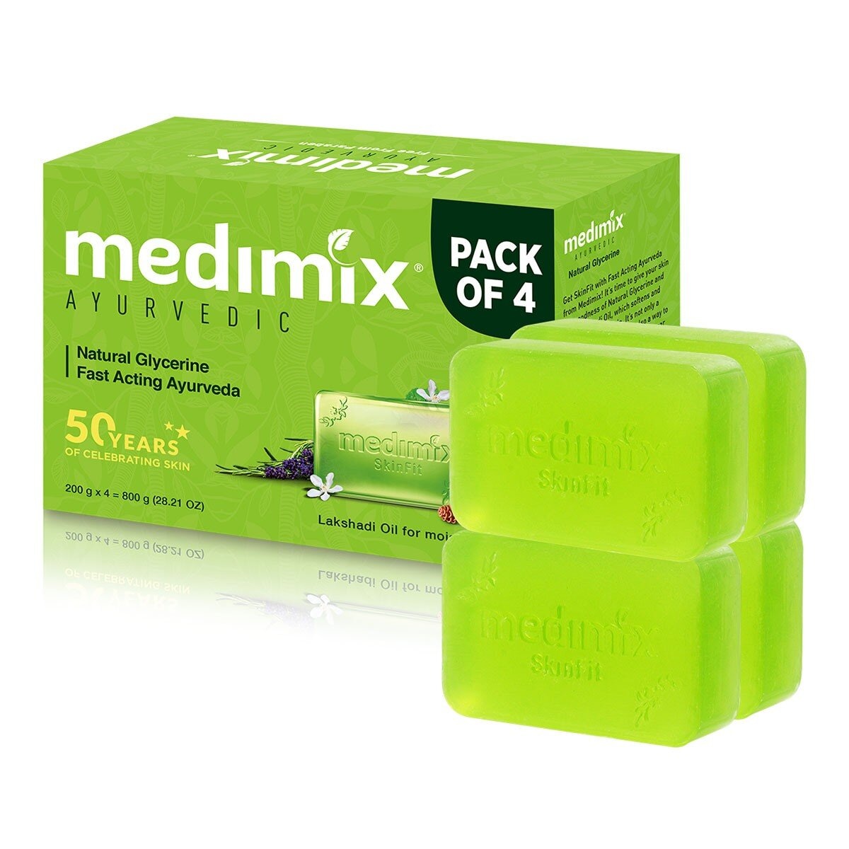 Medimix 印度綠寶石皇室藥草浴美肌皂 (草本/檀香/寶貝) 200公克 X 12入