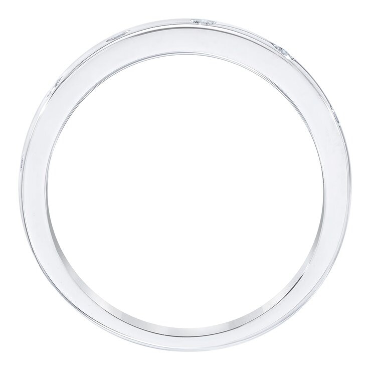 0.15克拉 14K白K金 圓形鑽石戒指 VS2/I - 1917887