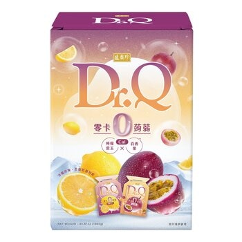 盛香珍 Dr.Q 零卡蒟蒻 百香果 + 檸檬愛玉 1860公克