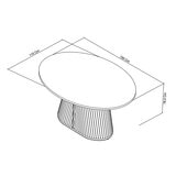 Bentley Designs Vega 餐桌椅五件組