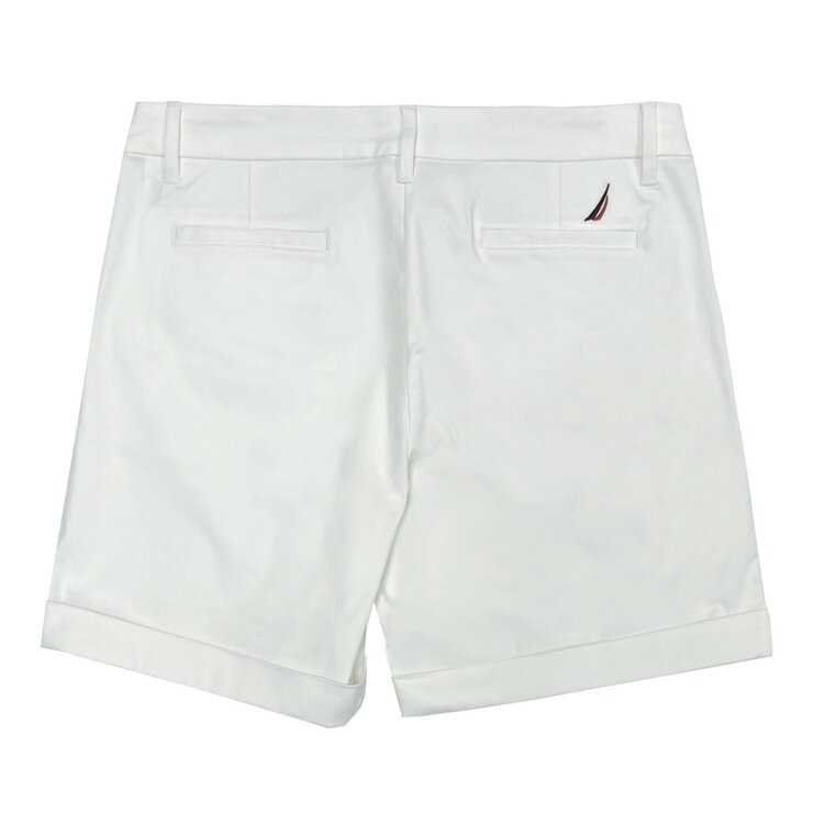 Nautica 女休閒短褲 白