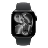 Apple Watch Series 11 GPS 42公釐 曜石黑色鋁金屬錶殼 附黑色運動型錶帶 S/M