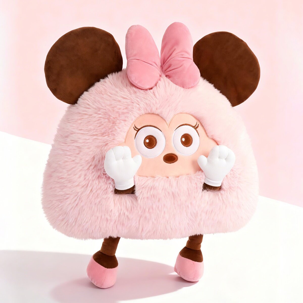 Disney 萌萌抱枕 42.5公分 X 47公分 X19公分 米妮