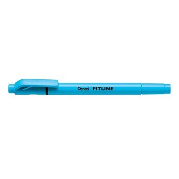Pentel Fitline 雙頭螢光筆 20支 藍色 Pentel Fitline 雙頭螢光筆 20支 藍色
