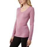 32 Degrees 女長袖發熱衣兩件組 黑/淺紫