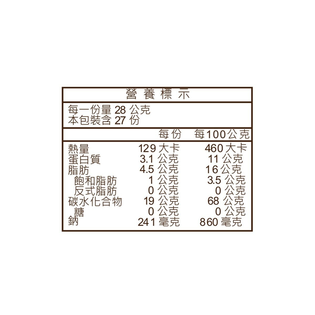 琣伯莉 起士小金魚香脆餅 28公克 X 27入/756公克 琣伯莉 起士小金魚香脆餅 28公克 X 27入/756公克