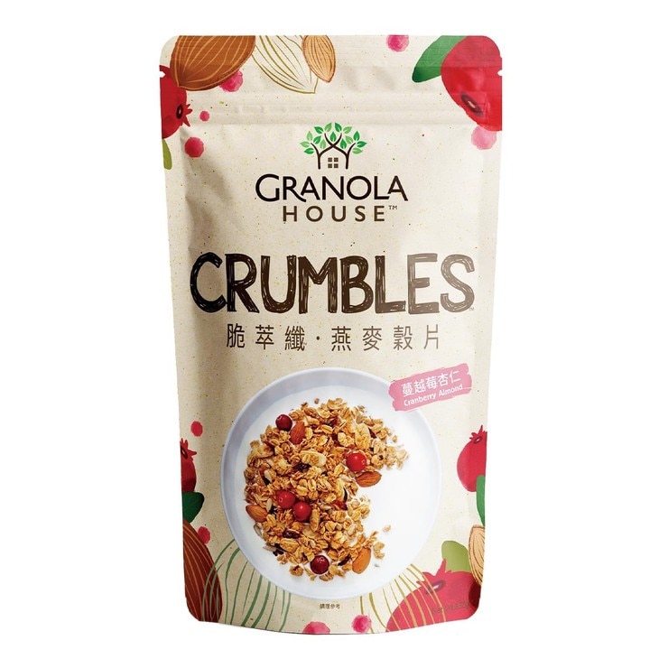 蔓越莓杏仁燕麥穀片