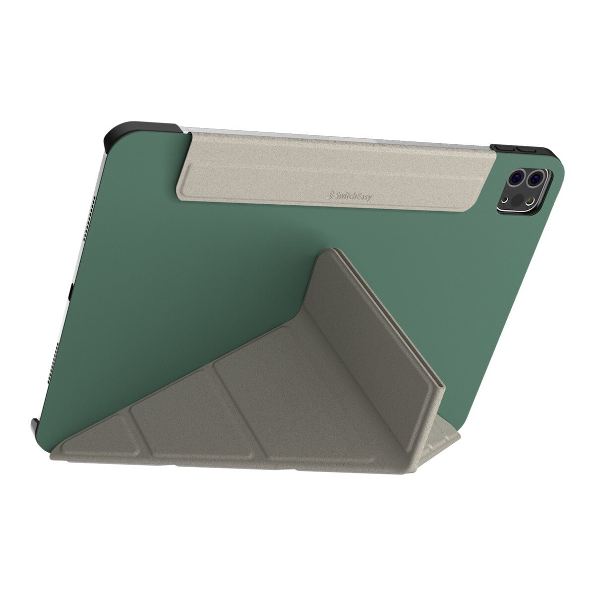 SwitchEasy Origami 全方位多角度支架保護套 iPad Air 11吋 M3 / M2 & iPad Pro 11吋 2022 M2 - 2018 & iPad Air 10.9吋 2022-20 松葉綠