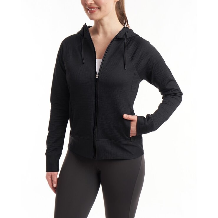 科克蘭 女連帽外套 黑