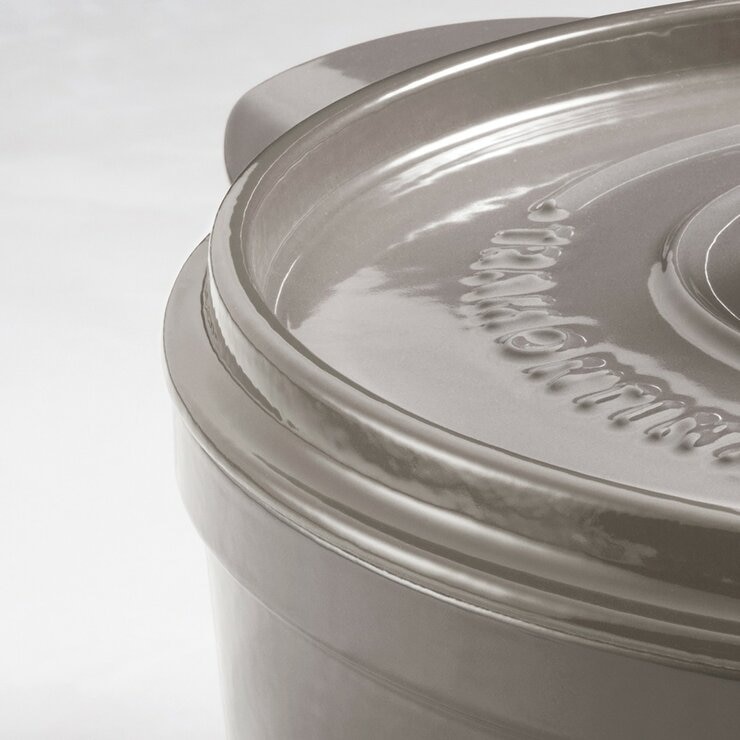 Tramontina 雙耳圓形鑄鐵鍋 含鋼頭鍋蓋 X 4件組 灰