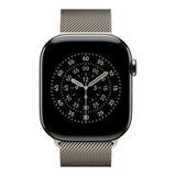 Apple Watch Series 11 GPS + 行動網路 46公釐 原色鈦金屬錶殼 附原色米蘭式錶環 S/M Apple Watch Series 11 GPS + 行動網路 46公釐 原色鈦金屬錶殼 附原色米蘭式錶環 S/M