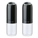 Circle Joy 不鏽鋼電動調味料研磨機 2件組 黑 Circle Joy 不鏽鋼電動調味料研磨機 2件組 黑