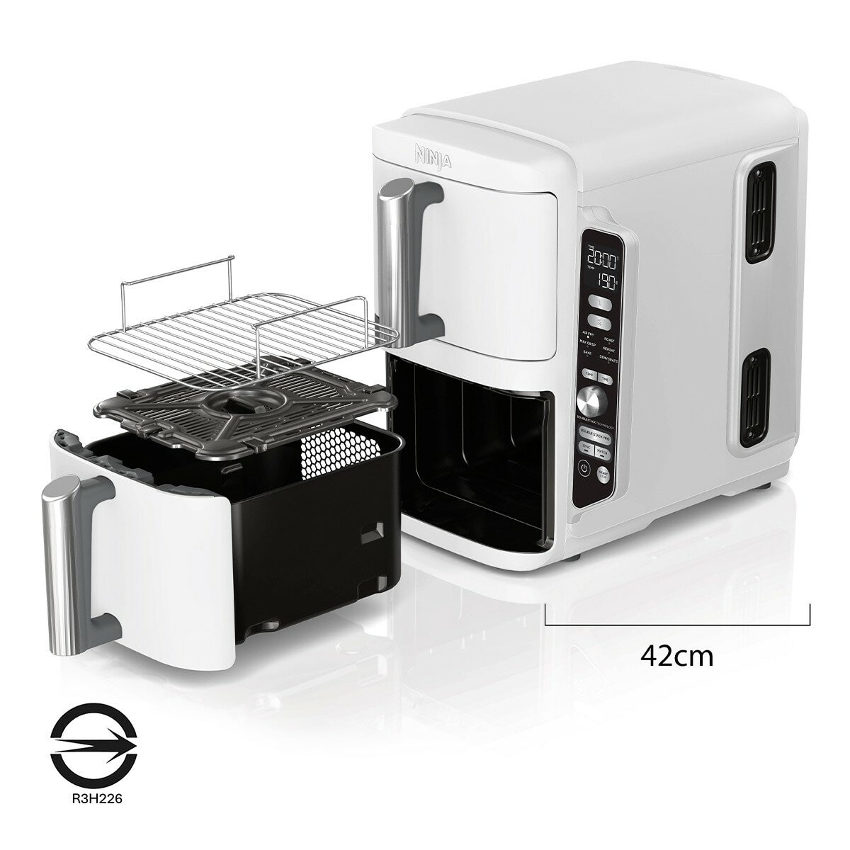 Ninja 雙層氣炸鍋 SL201TWWH Ninja 雙層氣炸鍋 SL201TWWH