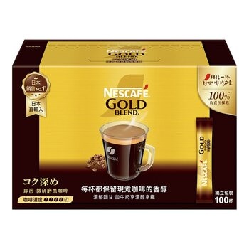 雀巢 金牌微研磨咖啡隨行包 深焙風味 2公克 X 100包