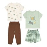 Pekkle 幼童服飾四件套組 音樂 2T