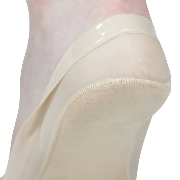 Gunze Ladies' Liner Socks 3-Pack Beige