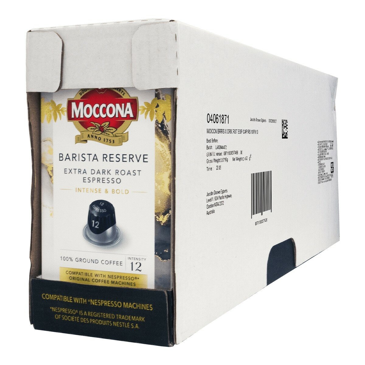 Moccona 義式咖啡膠囊 特濃深度烘焙 100顆