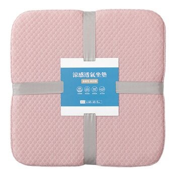 Heniemo 舒適透氣坐墊 40公分 X 40公分 X 5公分 粉
