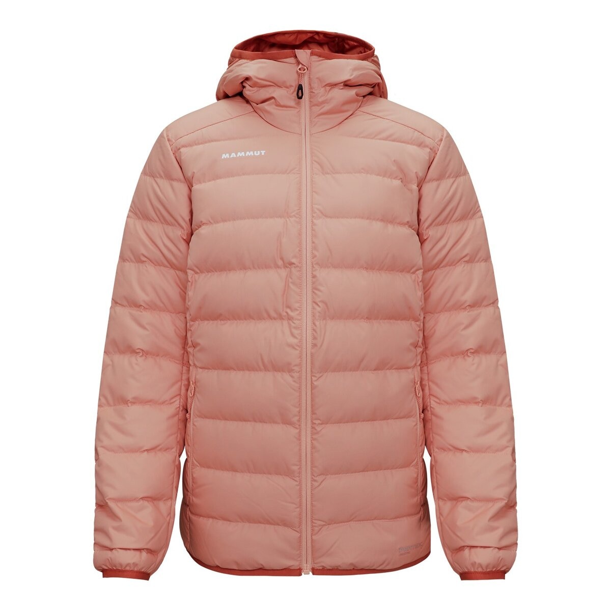 MAMMUT 女連帽羽絨外套 橘色