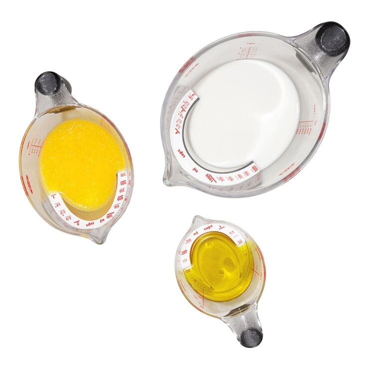 OXO 單耳塑膠輕鬆看量杯 3件組 OXO 單耳塑膠輕鬆看量杯 3件組