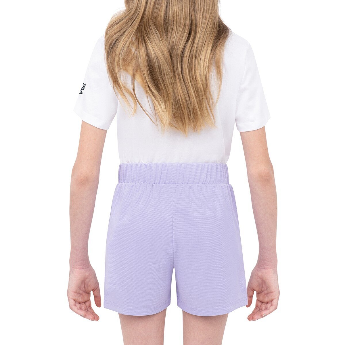 Fila 兒童短褲兩件組 粉紅/紫色組合