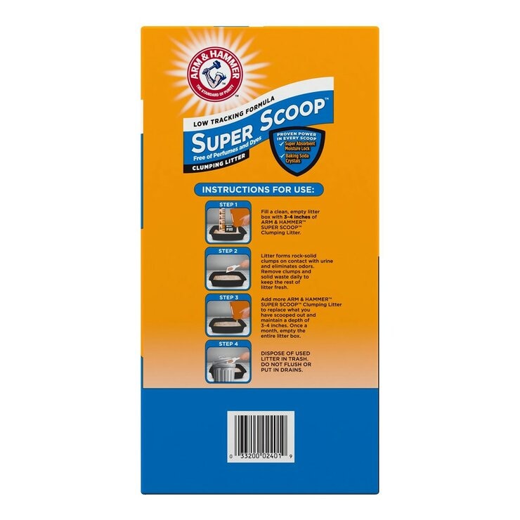 ARM & HAMMER 無香精貓砂 18.1公斤