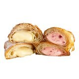 綜合草莓卡士達可鬆麵包