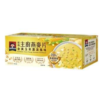桂格 主廚燕麥片 金黃玉米濃湯風味 47公克 X 30包