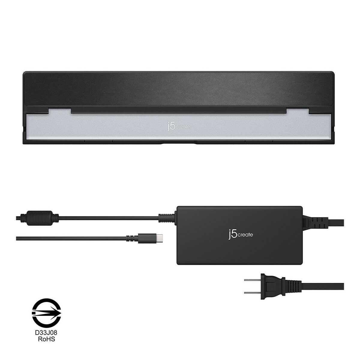 J5create 13合1多功能筆電擴充基座 + 100W電源供應器 JCD543P