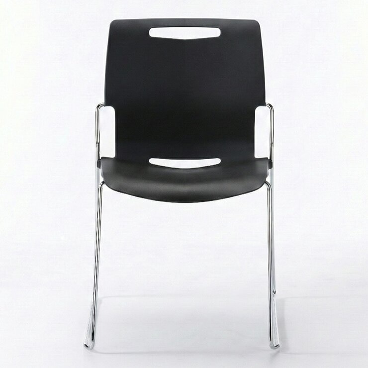 Musical Chairs Cache 可堆疊辦公椅 黑